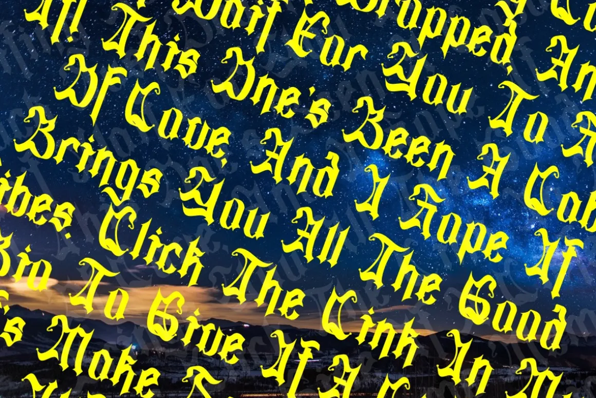 Agathes - Display Blackletter Font