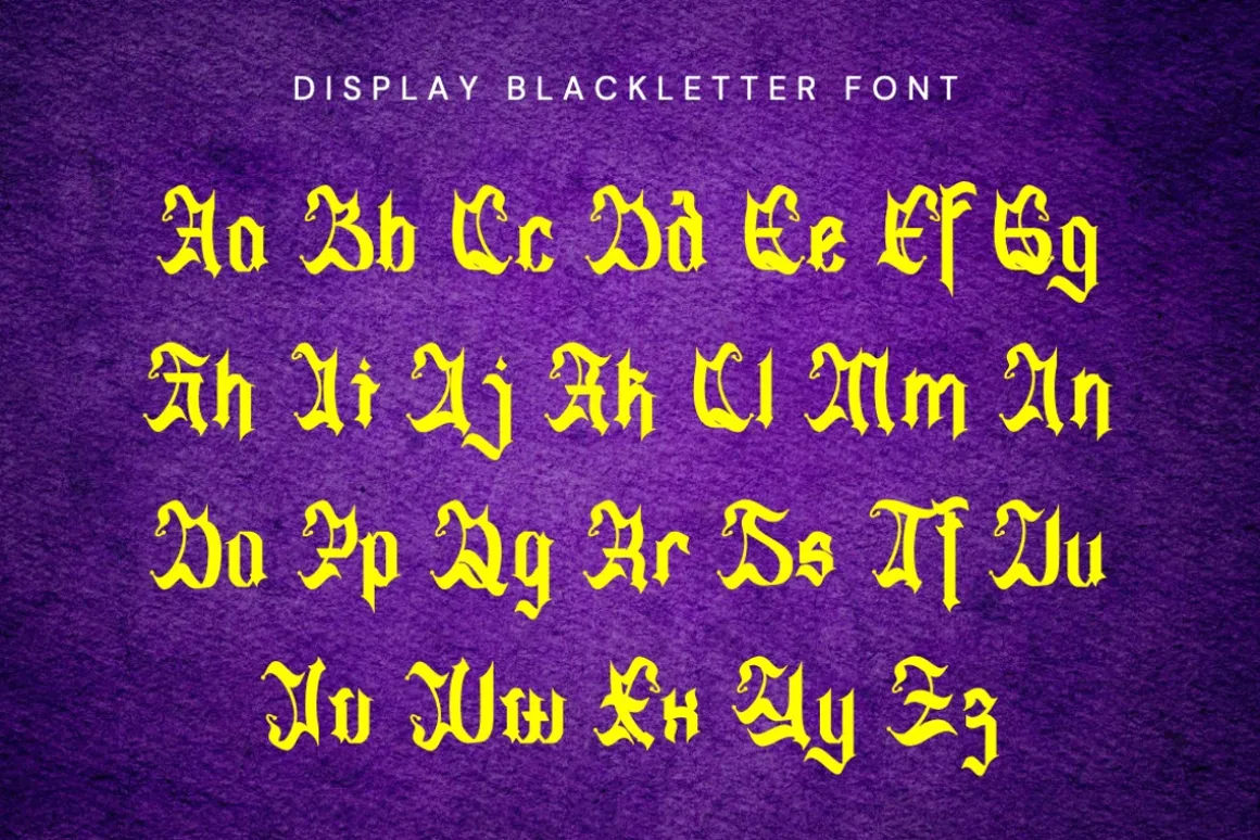 Agathes - Display Blackletter Font