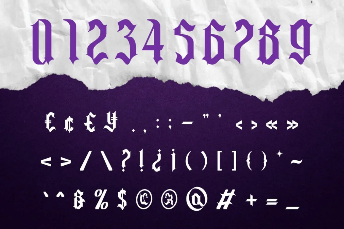 Agathes - Display Blackletter Font