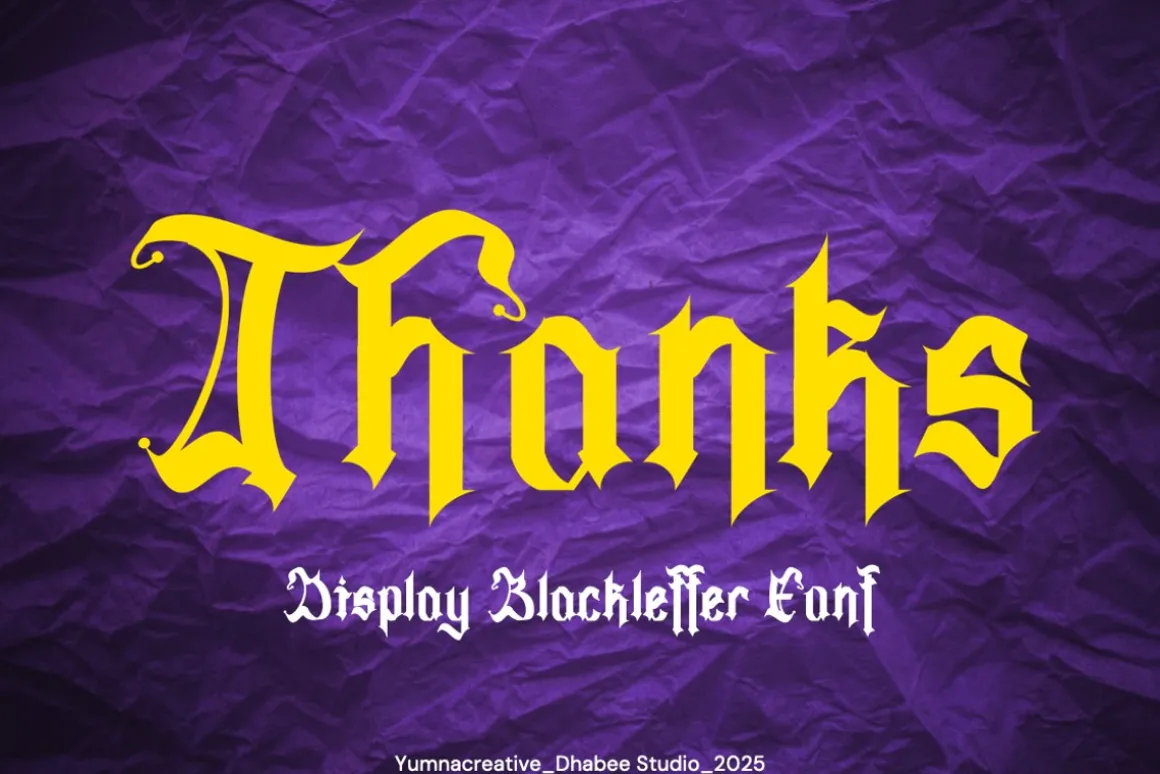 Agathes - Display Blackletter Font