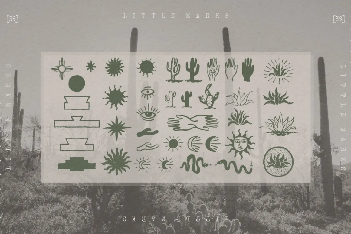 Agave Azul typewriter font