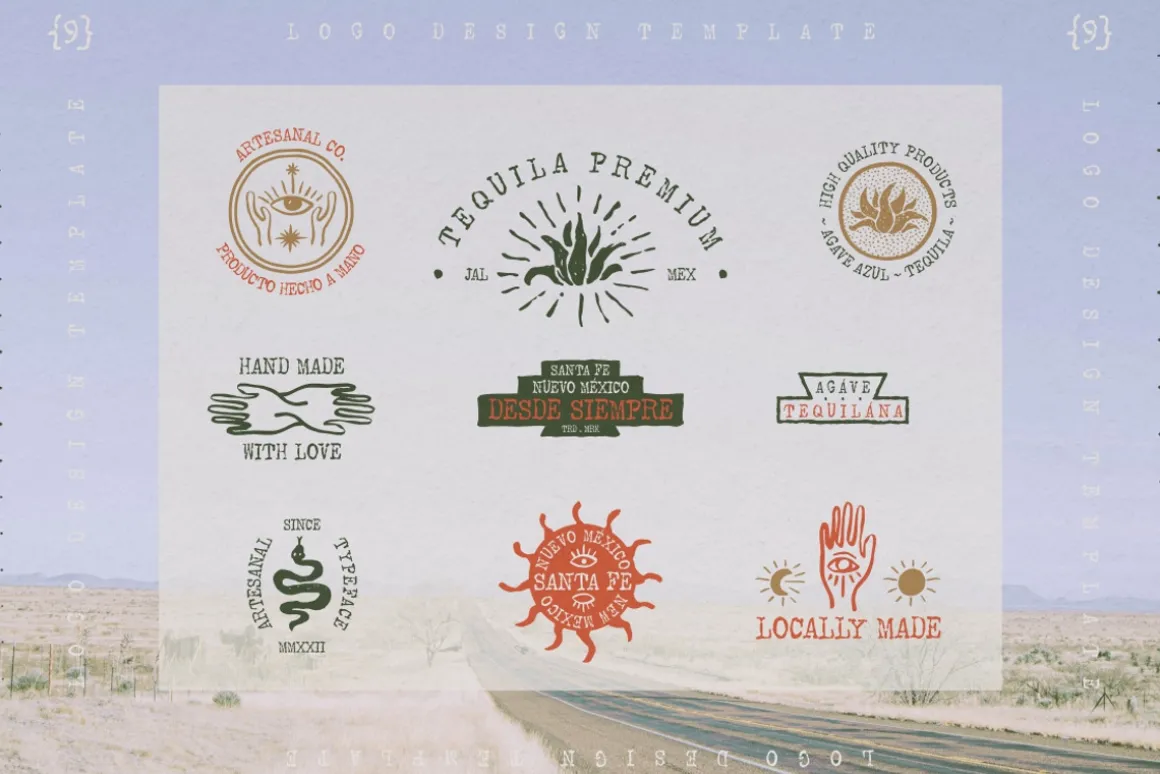 Agave Azul typewriter font