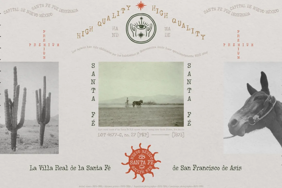 Agave Azul typewriter font