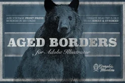 Aged Borders for Adobe Illustrator