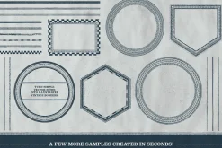 Aged Borders for Adobe Illustrator