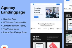 Agency Landing page Design