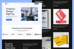 Agency Landing page Design