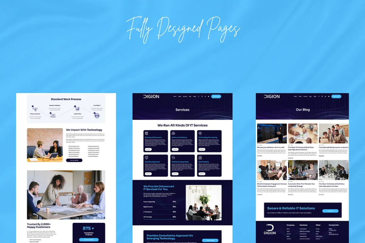 Agency Squarespace Website Template