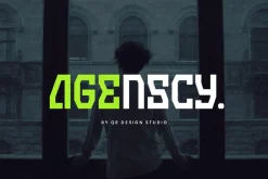 Agenscy - Digital & Futuristic Font