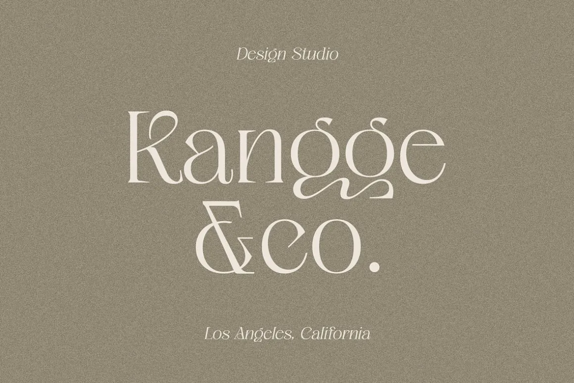 Ageya - Modern Elegant Serif Font