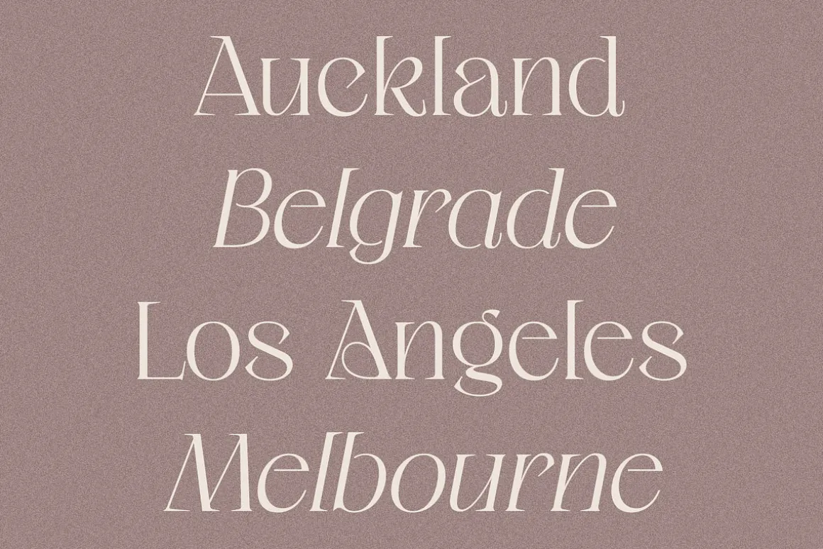 Ageya - Modern Elegant Serif Font