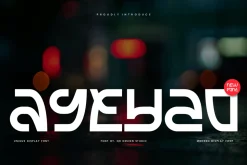 Ageyzo - Unique Font