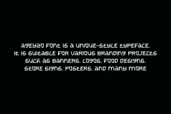 Ageyzo - Unique Font