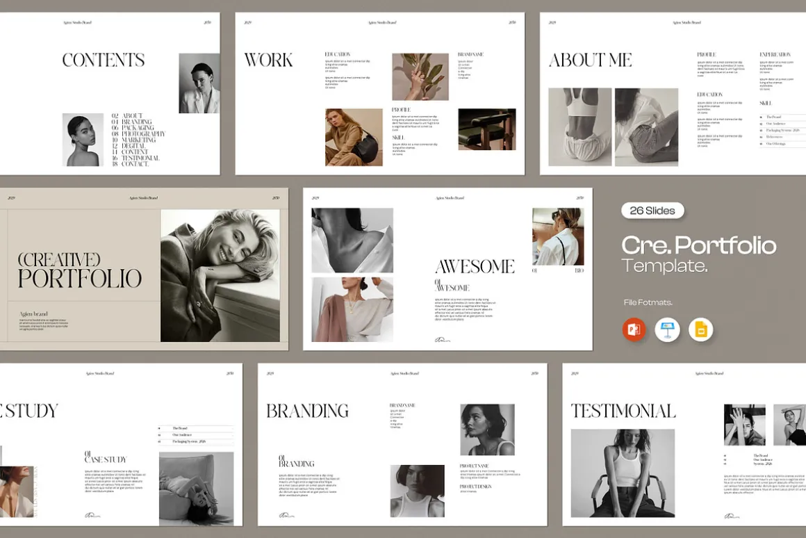 Agien Creative Portfolio Template