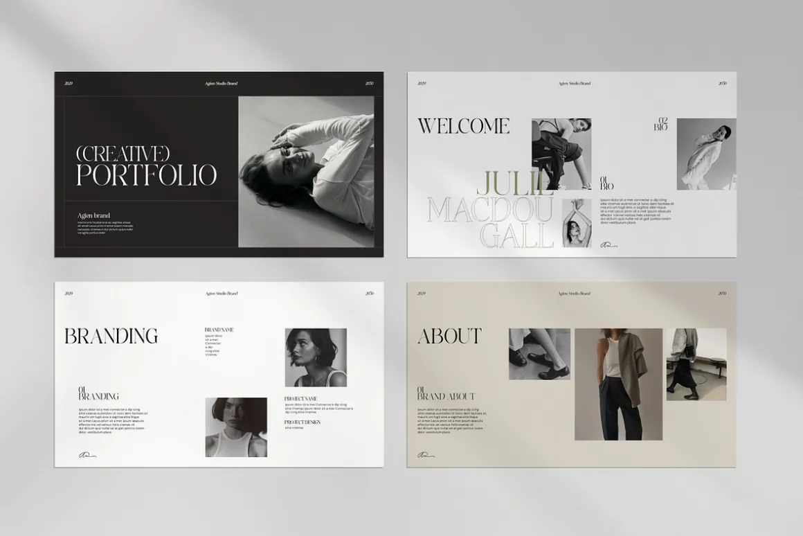 Agien Creative Portfolio Template