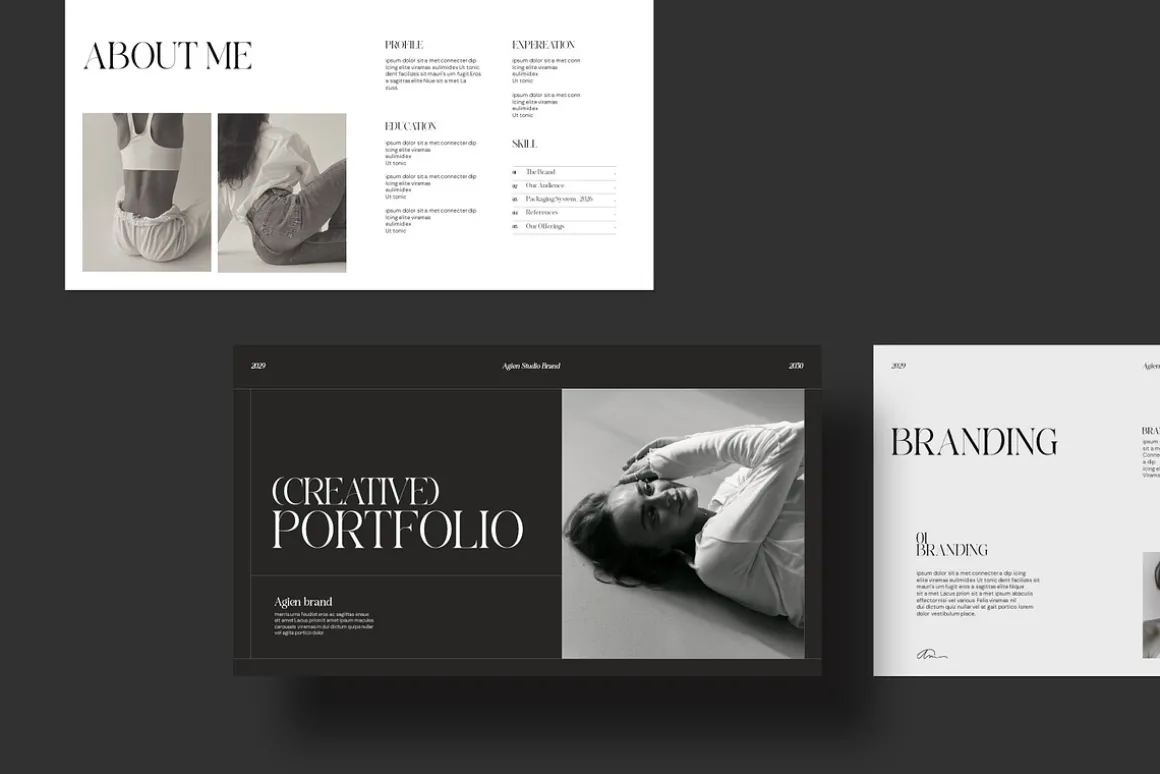 Agien Creative Portfolio Template