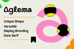 Aglema - Display Experimental Font