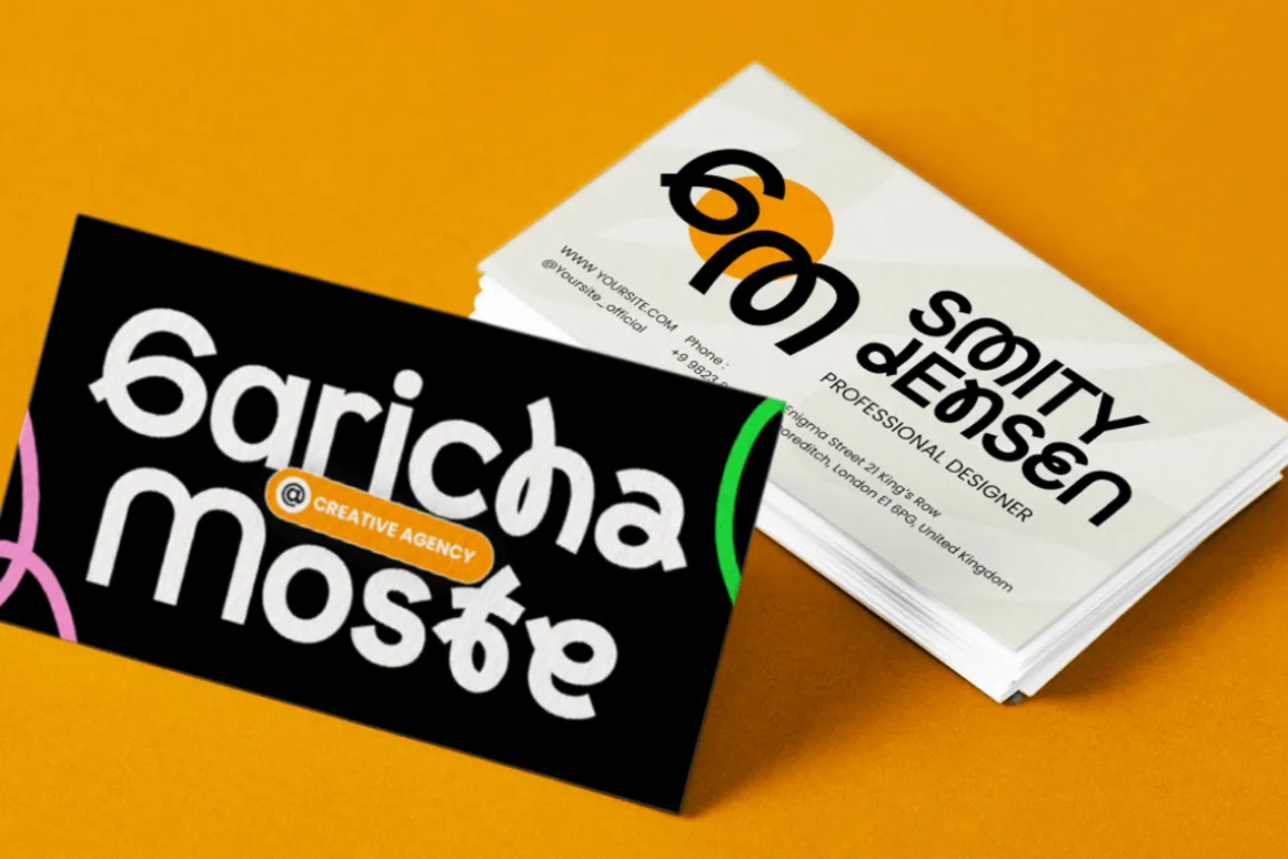 Aglema - Display Experimental Font