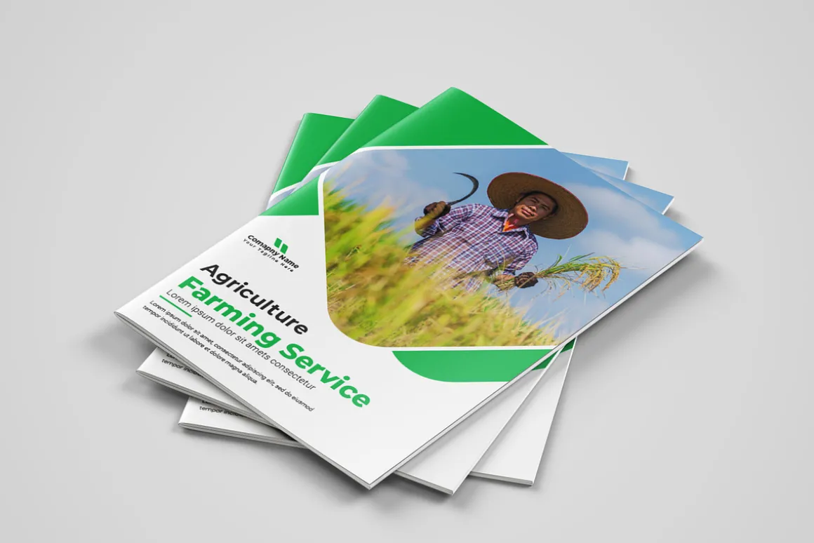 Agriculture farming brochure
