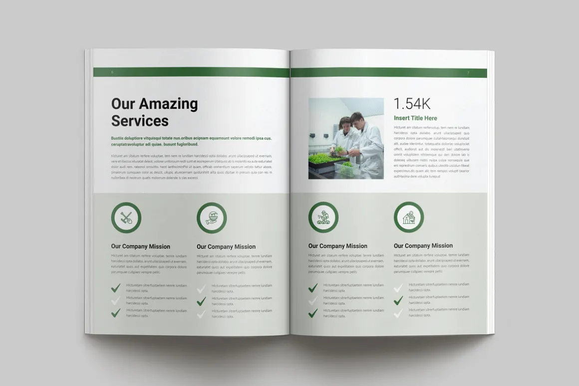 Agriculture Brochure Template