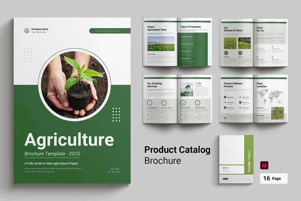 Agriculture Brochure Template