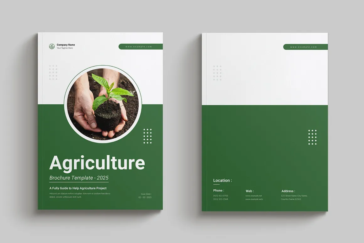 Agriculture Brochure Template