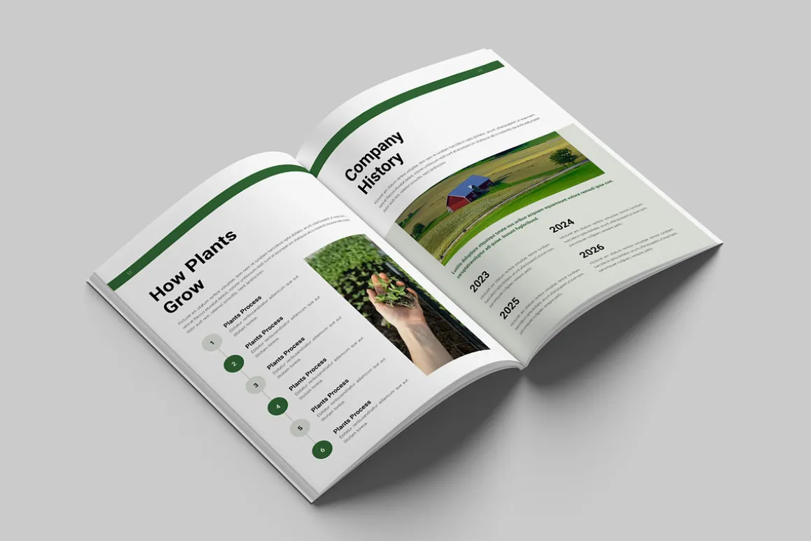 Agriculture Brochure Template