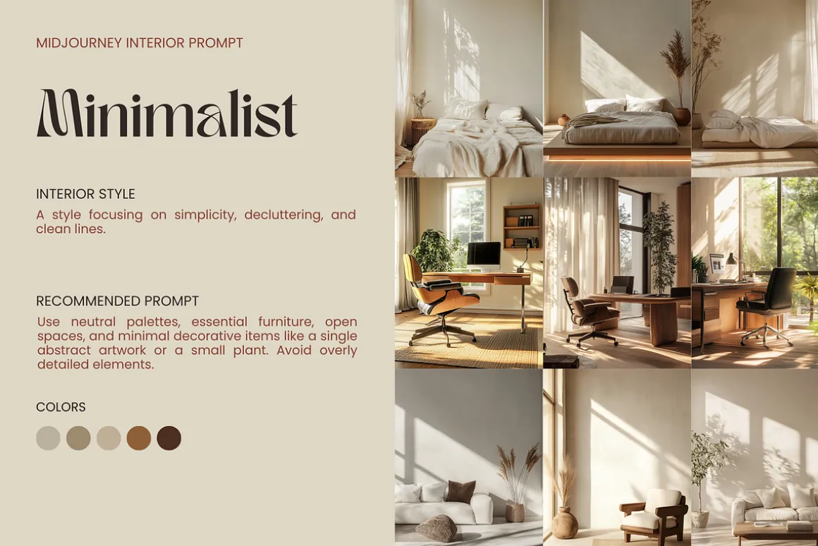 AI Interior Design Midjourney Prompt