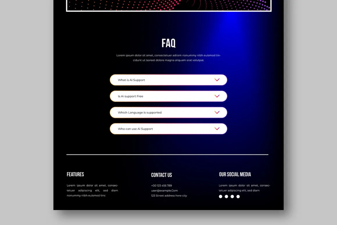 AI Agency Website Template