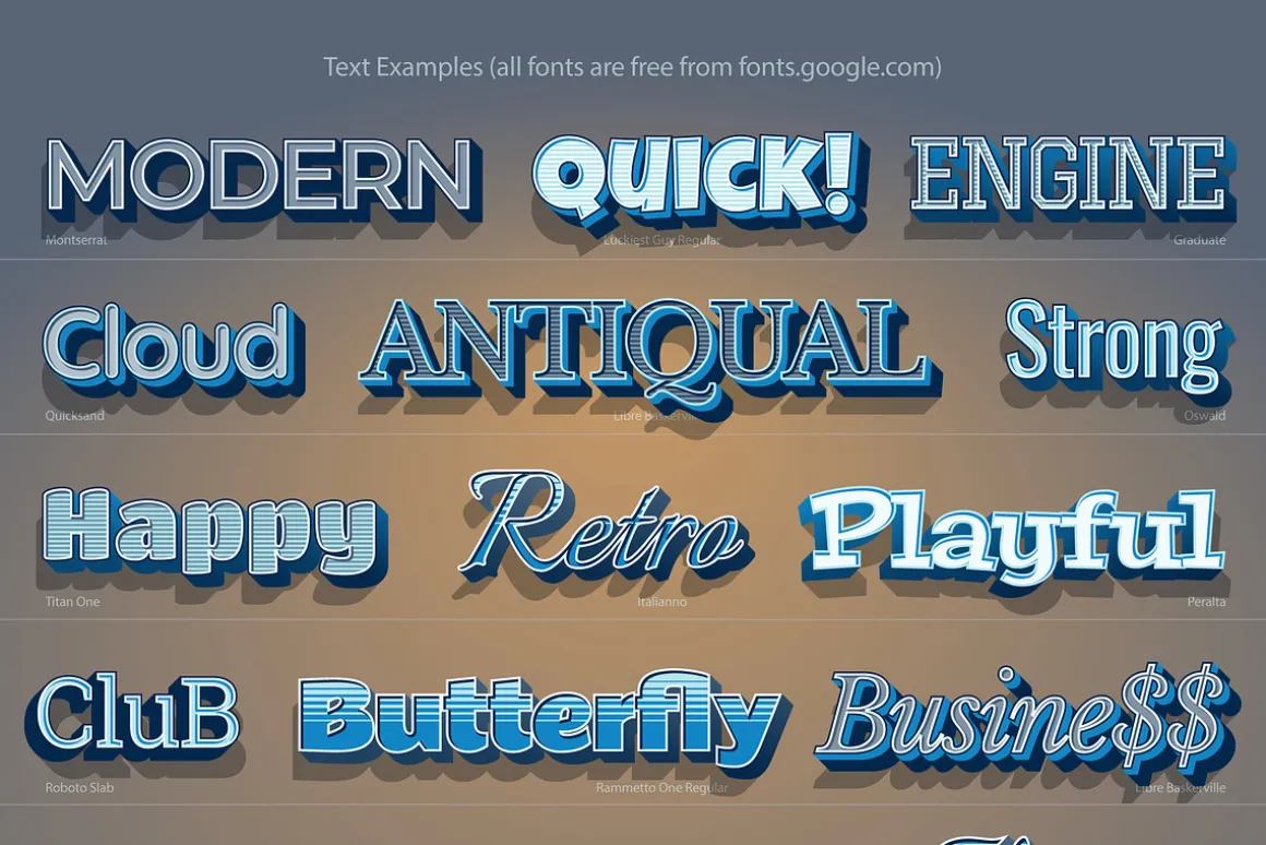 AI CS6 graphic styles Retro