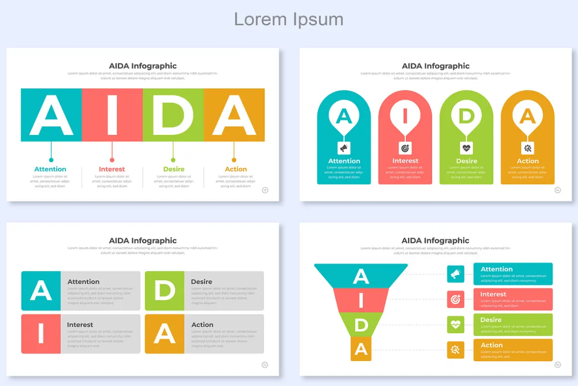 AIDA Infographic Template
