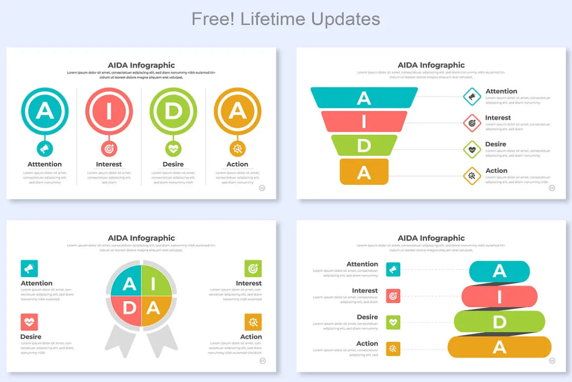 AIDA Infographic Template