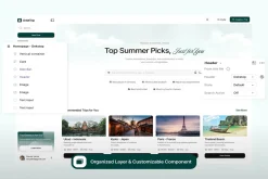 AI for Trip Planner Web App UI Kit
