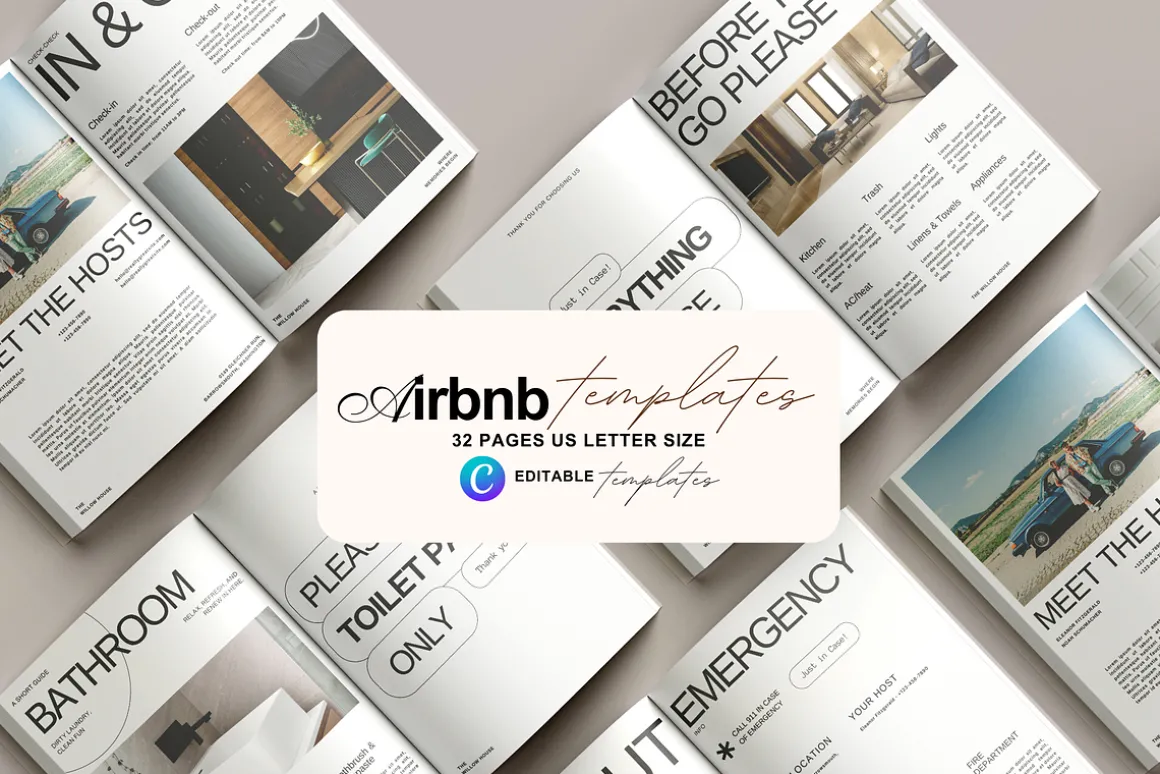 Airbnb Guestbook Template