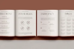 Airbnb host BUNDLE Canva templates