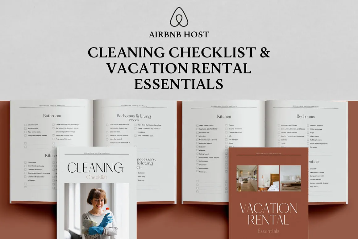 Airbnb host BUNDLE Canva templates