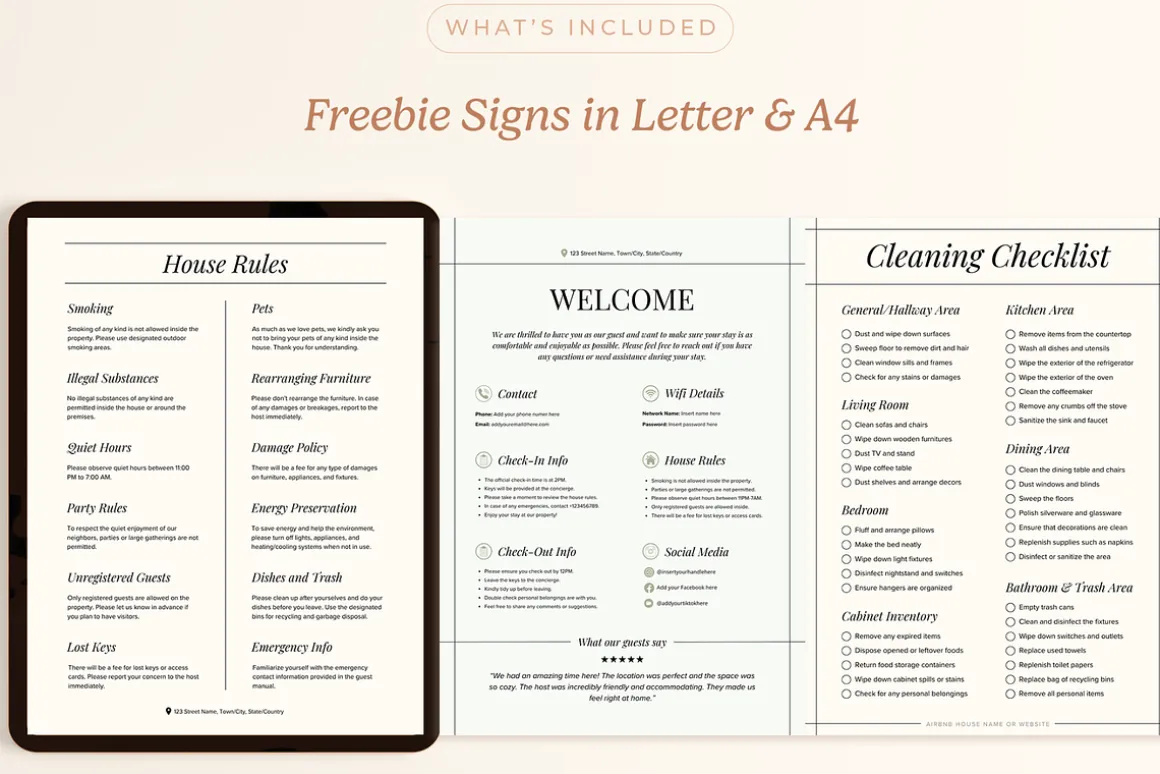 Airbnb Hosting Essentials Bundle