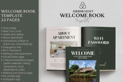 Airbnb Welcome book template CANVA