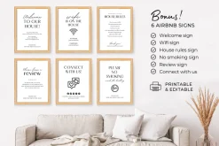 Airbnb Welcome Book Template