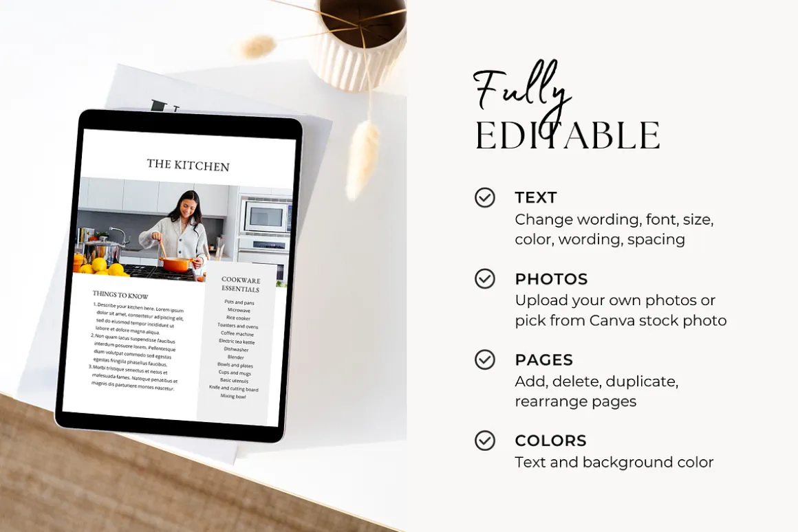 Airbnb Welcome Book Template
