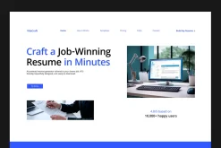 AI Resume Generator Landing Page