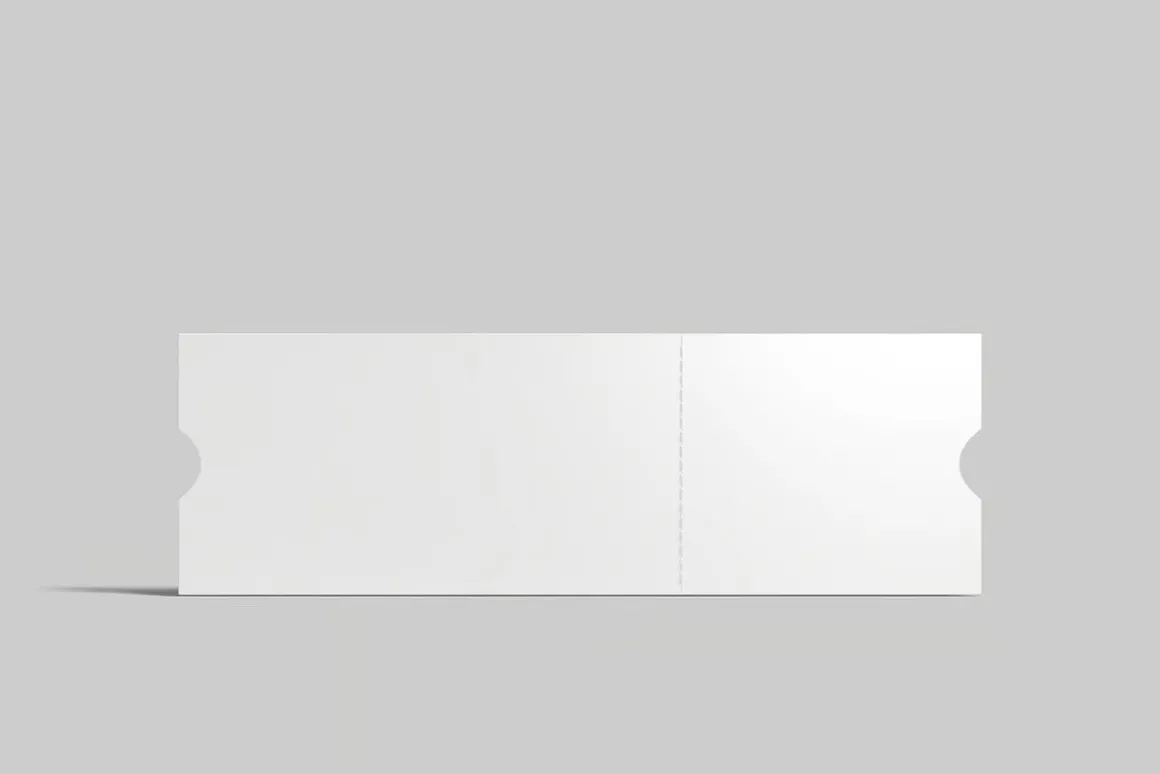 Air Plane Ticket Mockup