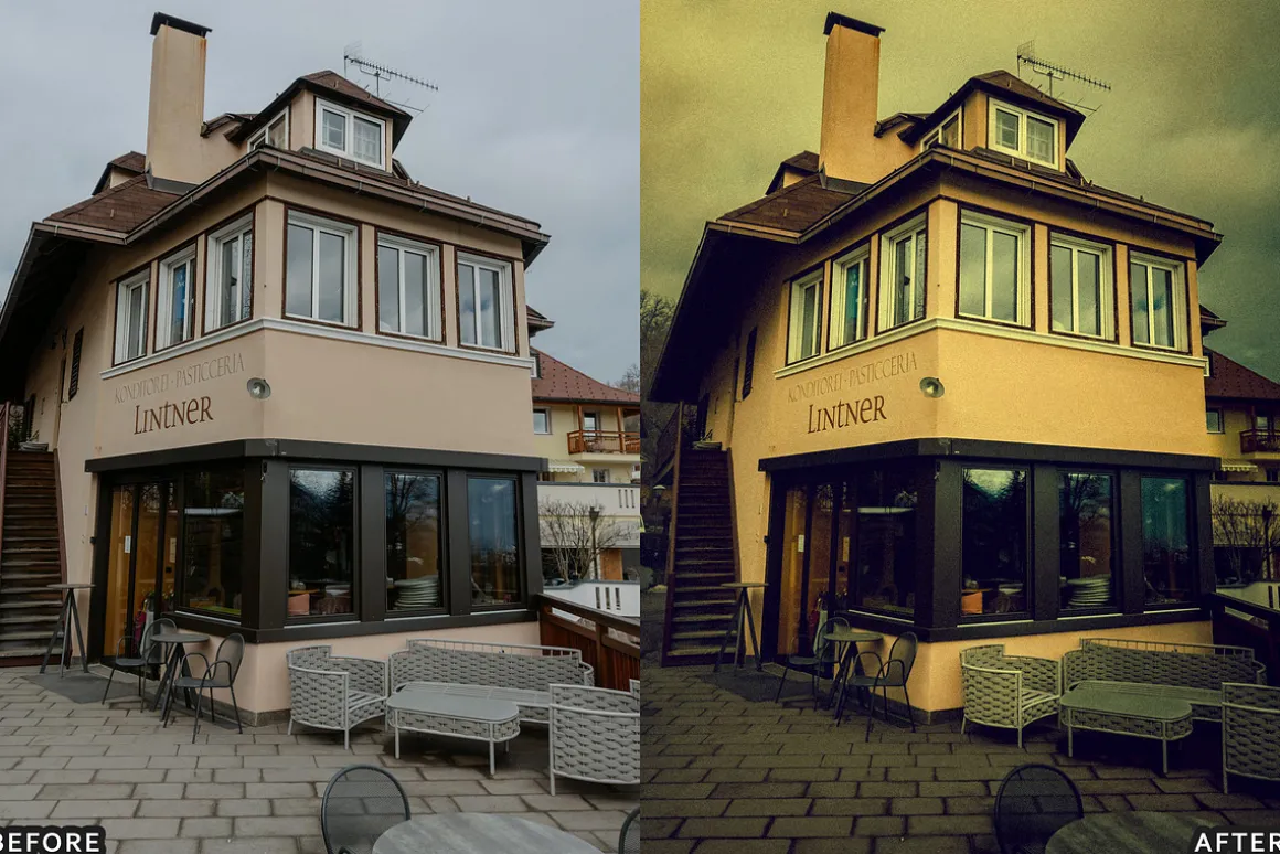 AI Vintage Warm Lightroom Presets