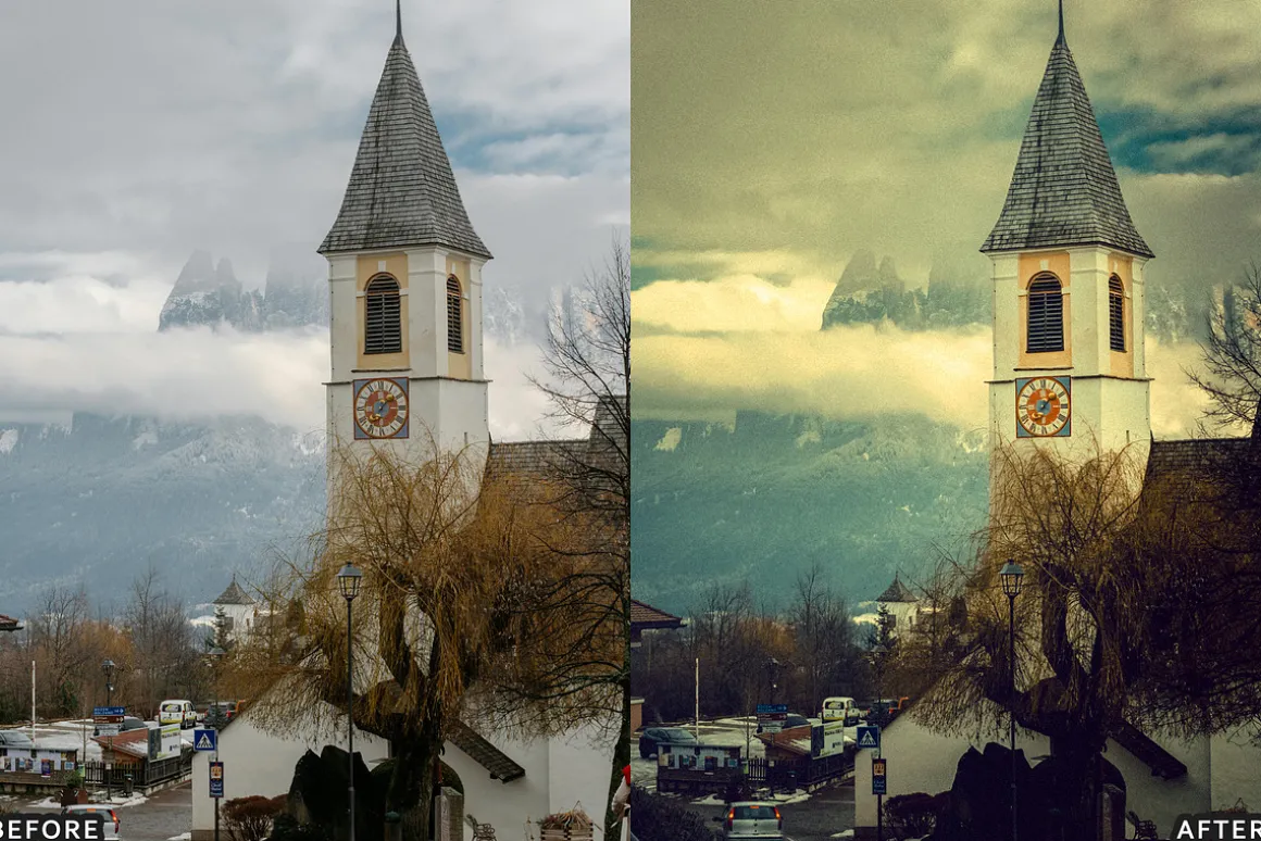 AI Vintage Warm Lightroom Presets