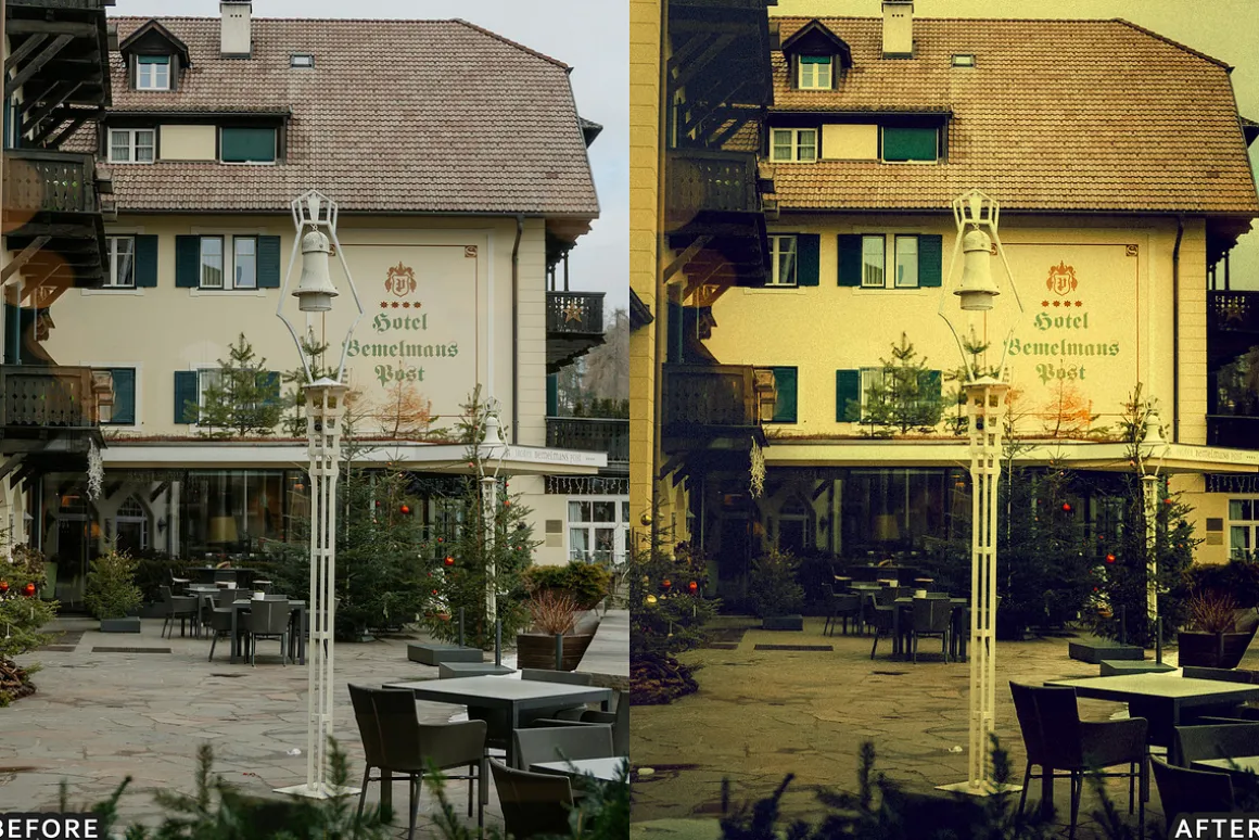 AI Vintage Warm Lightroom Presets