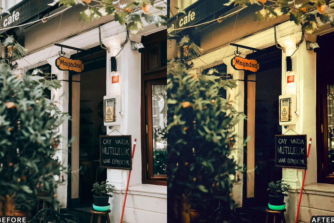 AI Vintage Warm Lightroom Presets