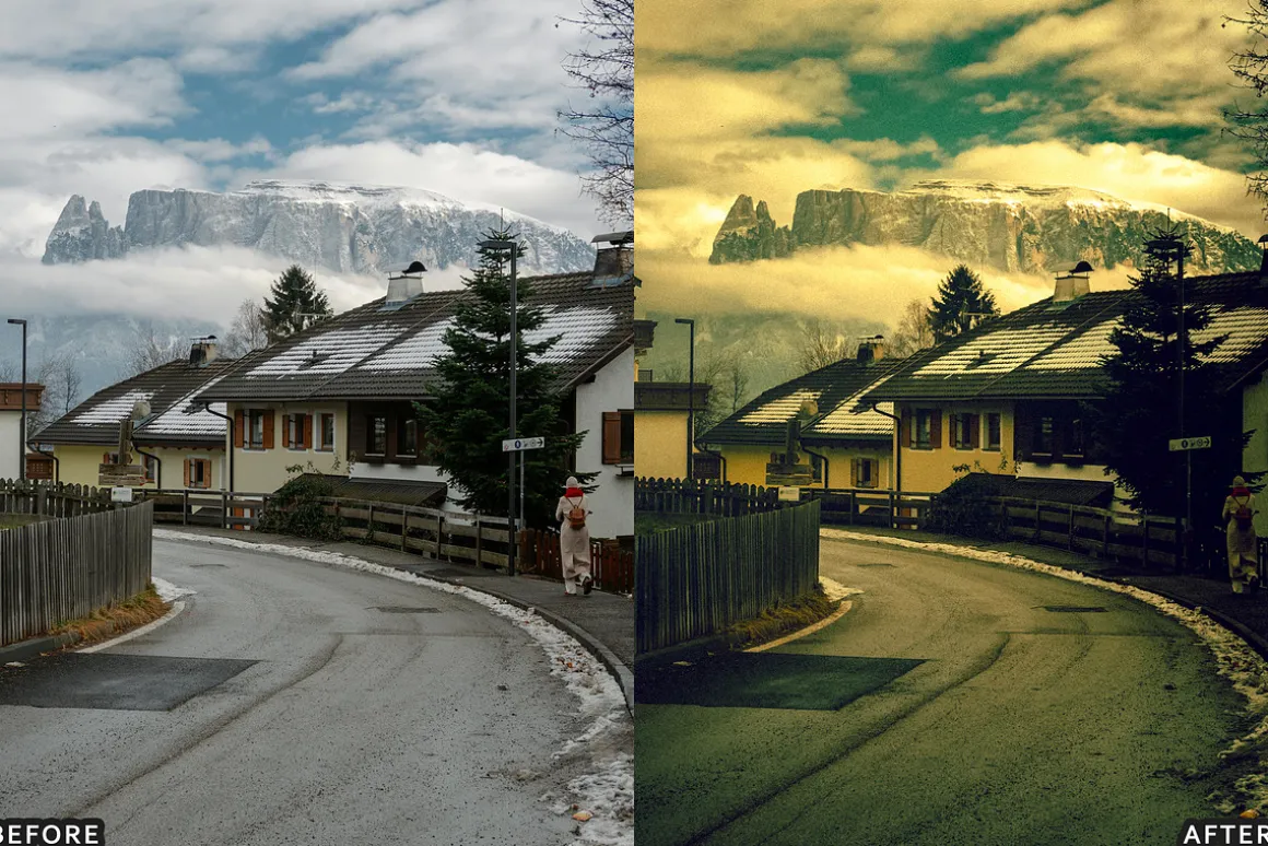 AI Vintage Warm Lightroom Presets
