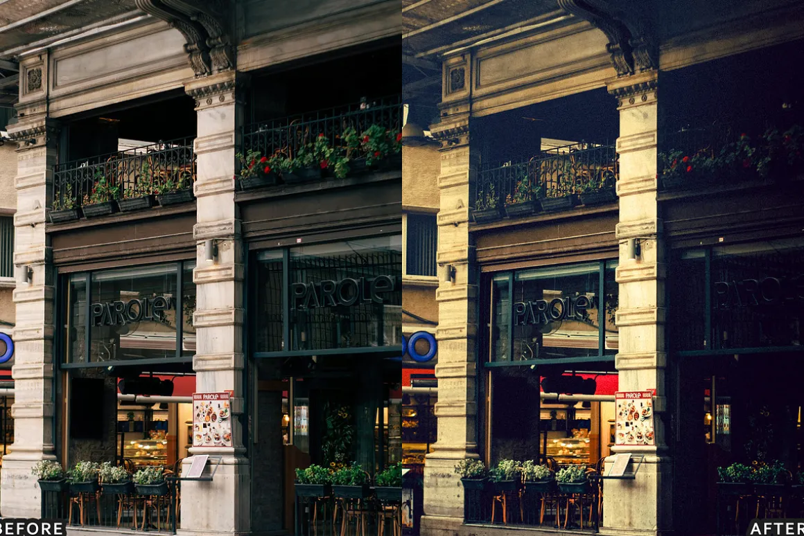 AI Vintage Warm Lightroom Presets