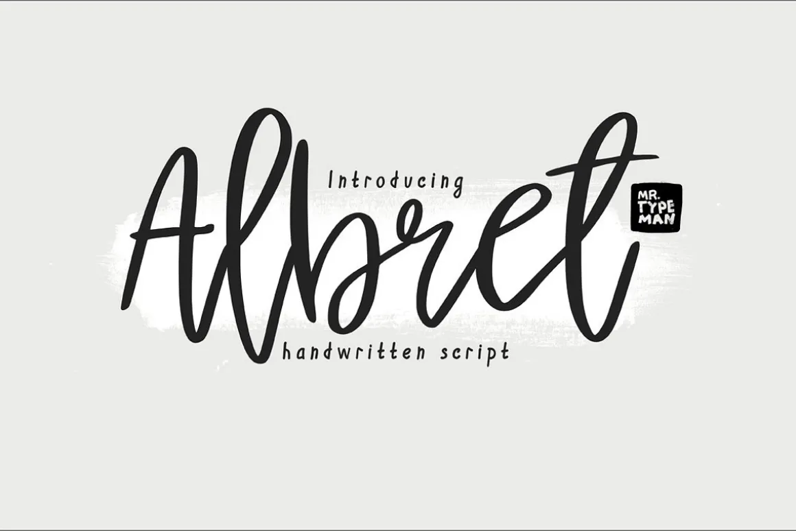 Albret Handwritten Script