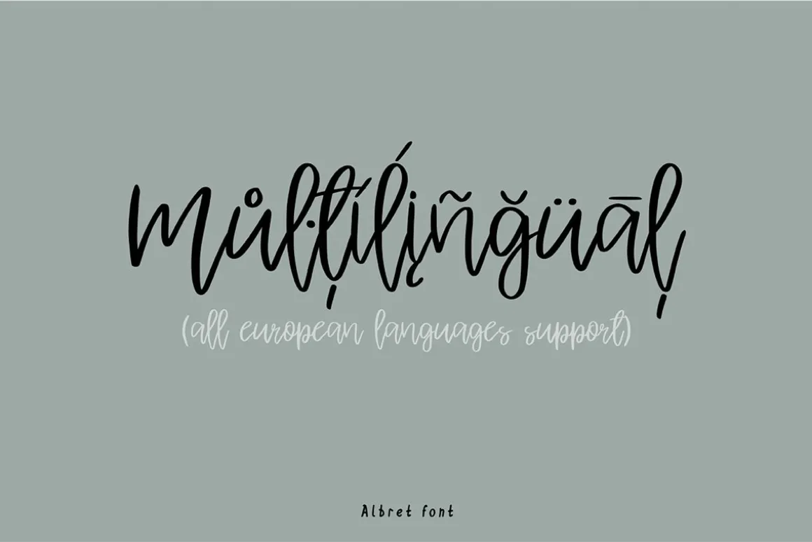 Albret Handwritten Script